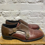 ALEXANDER MCQUEEN DEEP RED BUCKLE SHOES