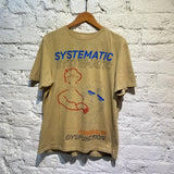 PLYS “SYSTEMATIC” KHAKI WASH T-SHIRT
