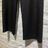 PAUL SMITH P.S. BLACK WIDE LEG ELASTICATED WAIST TROUSERS