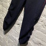 ZEGNA EZ CHALK STRIPE BREECHES RED STICHING