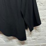 VALENTINO VINTAGE BLACK WRAP SKIRT