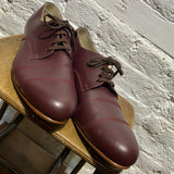 NEMETH DEEP RED OXFORD SHOES