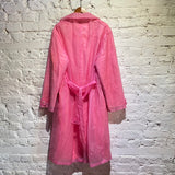 MARTINE ROSE PINK LINED RAIN COAT