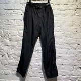 VALENTINO BLACK NYLON BELTED TROUSERS