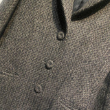 MOSCHINO COUTURE! WOOL MIX TWEED TAIL COAT