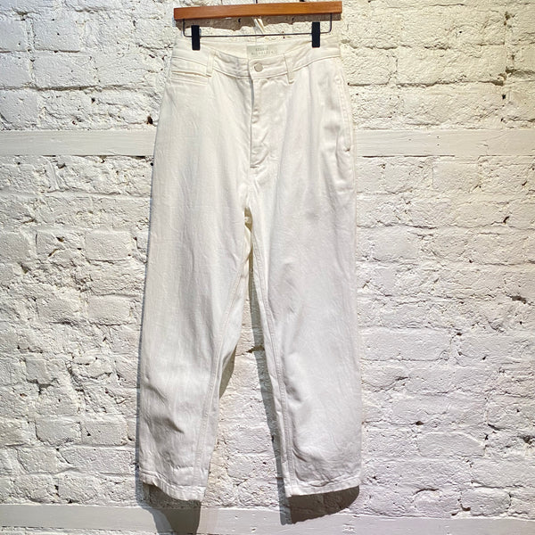 STUDIO NICHOLSON WHITE JEANS
