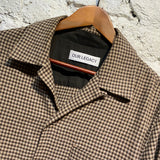 OUR LEGACY BROWN/BROWN CHECK SHIRT