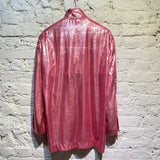 MICHAEL LO SORDO DUSTY PINK DECONSTRUCTED WRAP BLAZER