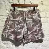 ALEXANDER MCQUEEN MCQ “ HOLIDAY” SHORTS WAVE PRINT