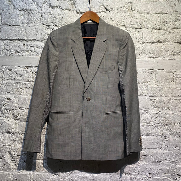 PAUL SMITH GREY PRINCE OF WALES CHECK JACKET