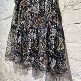 CHLOE SILK PRINT SKIRT