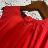 EUDON CHOI RED COTTON DRESS