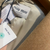 MIU MIU CAMEL OVERCOAT