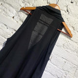ANN DEMEULEMEESTER BLACK TUNIC