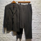 VERSACE VERSUS VINTAGE BROWN CHALK STRIPE SUIT