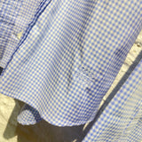 LOEWE GINGHAM PIN TUCK CROPPED SHIRT