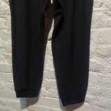 ALEXANDER MCQUEEN MCQ BLACK CREPE SWEATPANTS