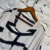 LIMI FEU LIGHT GREY/BLACK TUNIC