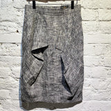 VIVIENNE WESTWOOD ANGLOMANIA GREY PATTERNED SKIRT