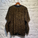 SONG FOR THE MUTE BROWN GOAT SPLIT SLEEVE KNIT