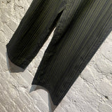 OUR LEGACY “WORKSHOP” BLACK/YELLOW STRIPED TROUSERS