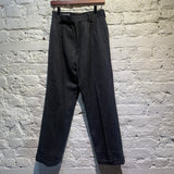 KAPTAIN SUNSHINE CHARCOAL WOOL TROUSERS
