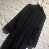 CO BLACK WIDE COLLAR JUMPSUIT