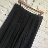 ISSEY MIYAKE HOMME PLISSE BLACK CROPPED TROUSERS