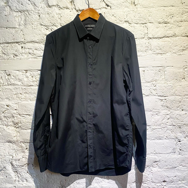ALEXANDER MCQUEEN BLACK LONG SLEEVED SHIRT