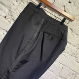 ALEXANDER MCQUEEN BLACK TUX TROUSERS