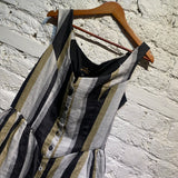 VIVIENNE WESTWOOD ANGLOMANIA STRIPED PANIER DRESS