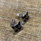 VIVIENNE WESTWOOD BLACK “KAT” EARRINGS