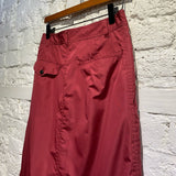 COMME DES GARÇONS RED NYLON SKIRT