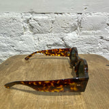 LINDA FARROW X DRIES VAN TO NOTEN TORTOISESHELL ROUND 98C SUNGLASSES