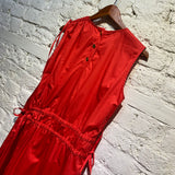 EUDON CHOI RED COTTON DRESS