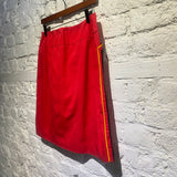 JEAN CHARLES DE CASTELBAJAC RED COTTON SKIRT
