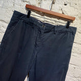 D & G NAVY COTTON TROUSERS