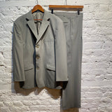 BALMAIN VINTAGE GREY/TAUPE 3 BUTTON SUIT