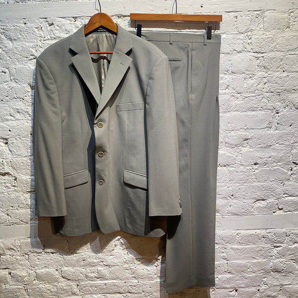BALMAIN VINTAGE GREY/TAUPE 3 BUTTON SUIT