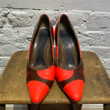 MARNI NEON POLKA DOT HEELS