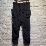 GOLDWIN NAVY NYLON CARGO TROUSERS
