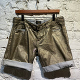 VIVIENNE WESTWOOD X LEE GOLD UNISEX SHORTS