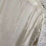 PRADA CREAM SILK SHIRT