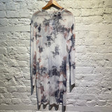 LUEDER MESH PRINT DRESS