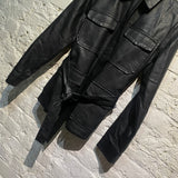 A.M. LONDON FAUX LEATHER JACKET