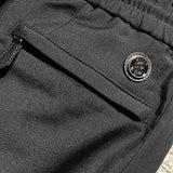 BURBERRY BLACK TIE UP TROUSERS