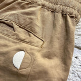FOLK BEIGE COTTON/LINEN TROUSERS