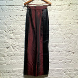 VIVIENNE WESTWOOD GOLD LABEL RED/BLACK SILK EVENING SKIRT