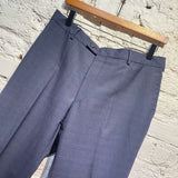 LANVIN NAVY GLENN CHECK SUIT