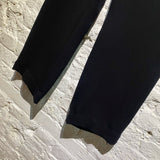 GIORGIO ARMANI BLACK SILK TROUSERS